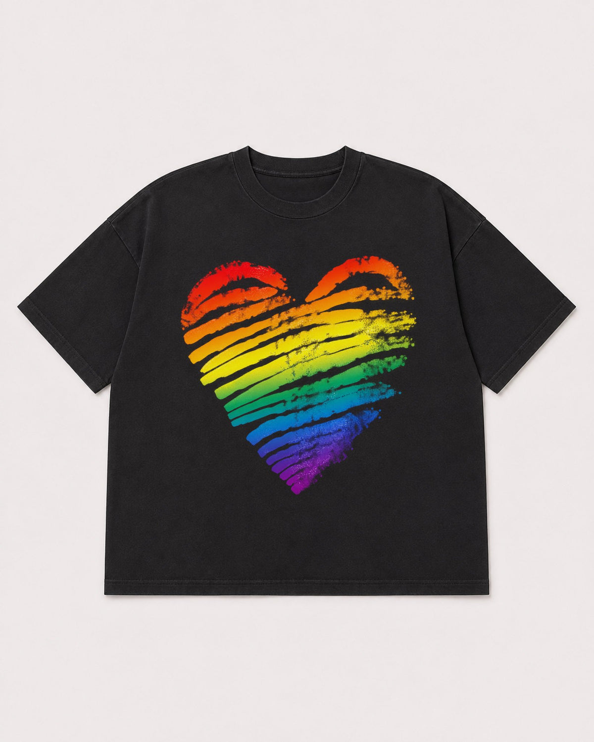 Mockup Boxy Heavyweight Tee Black product