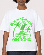 Mockup Boxy Heavyweight Tee White female close-up 14