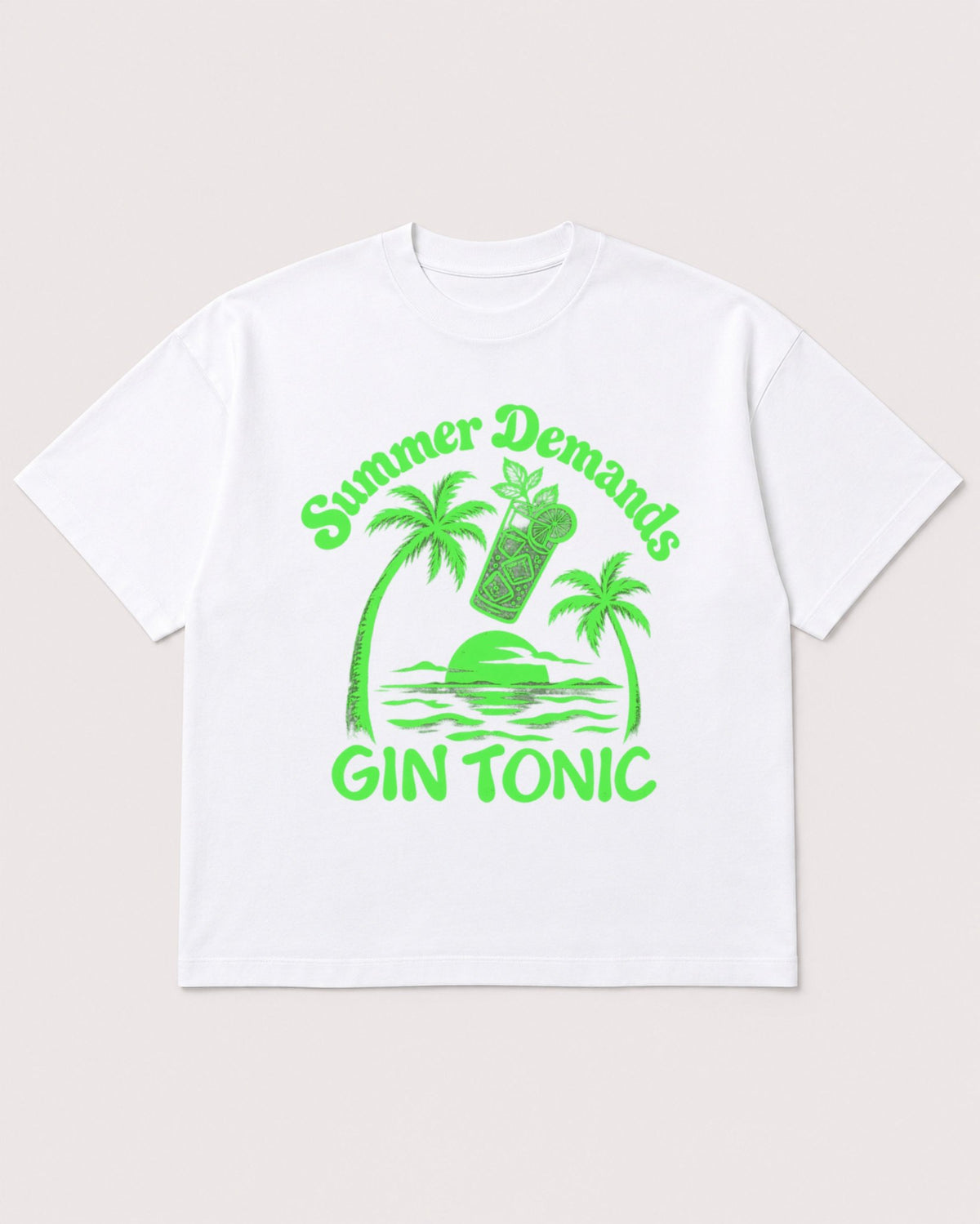 Mockup Boxy Heavyweight Tee White product