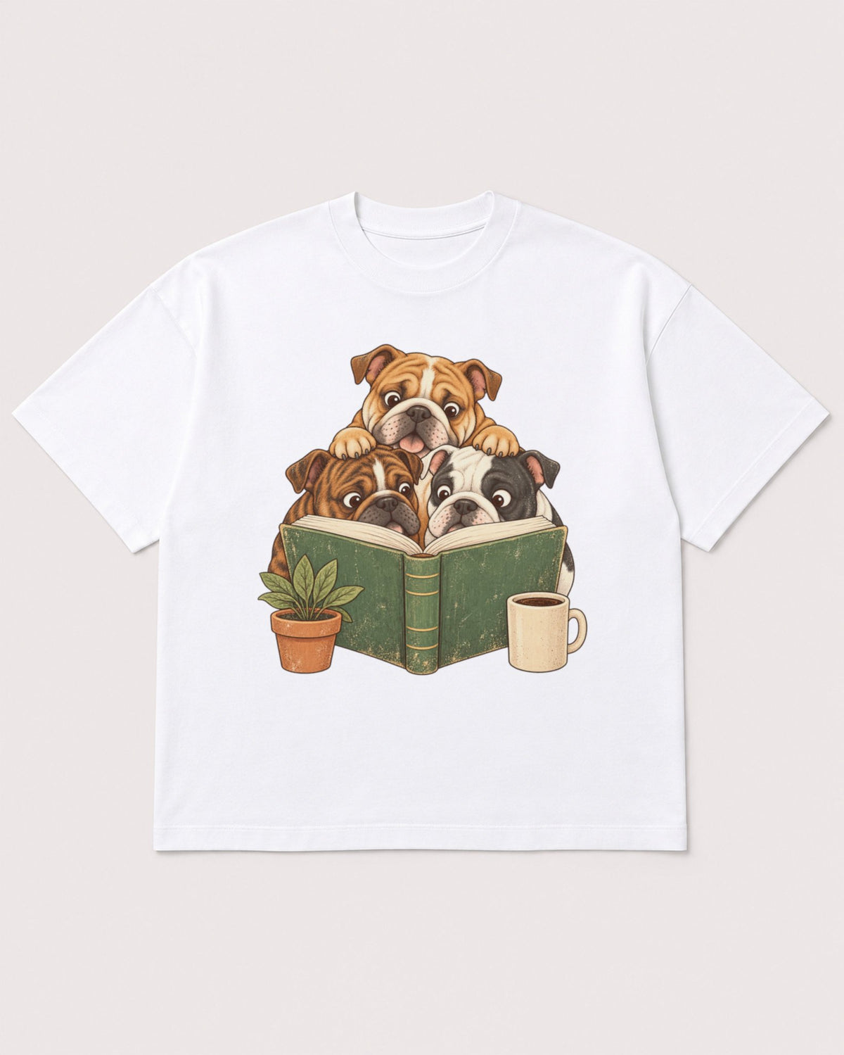 Mockup Boxy Heavyweight Tee White product