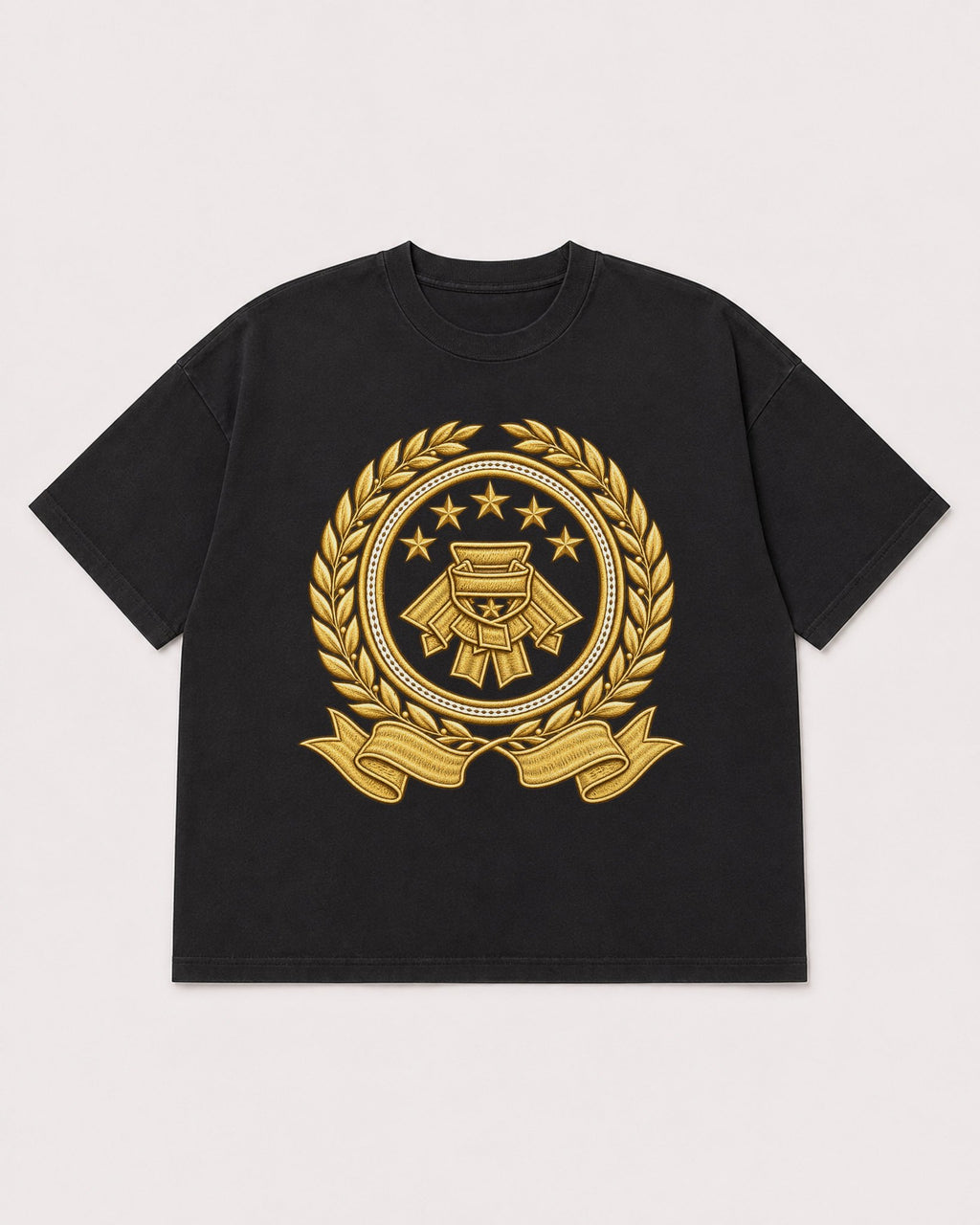 Mockup Boxy Heavyweight Tee Black product