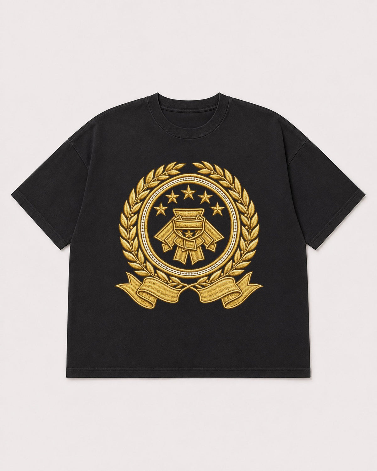Mockup Boxy Heavyweight Tee Black product