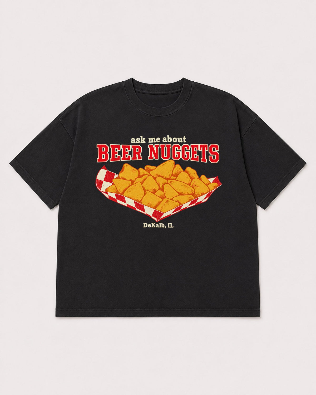Mockup Boxy Heavyweight Tee Black product