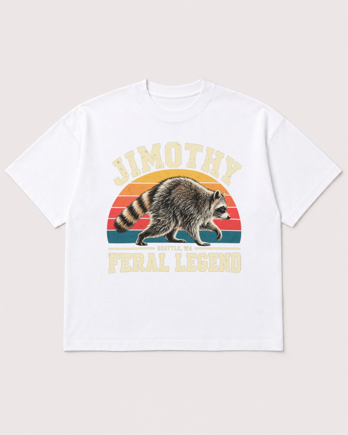 Mockup Boxy Heavyweight Tee White product
