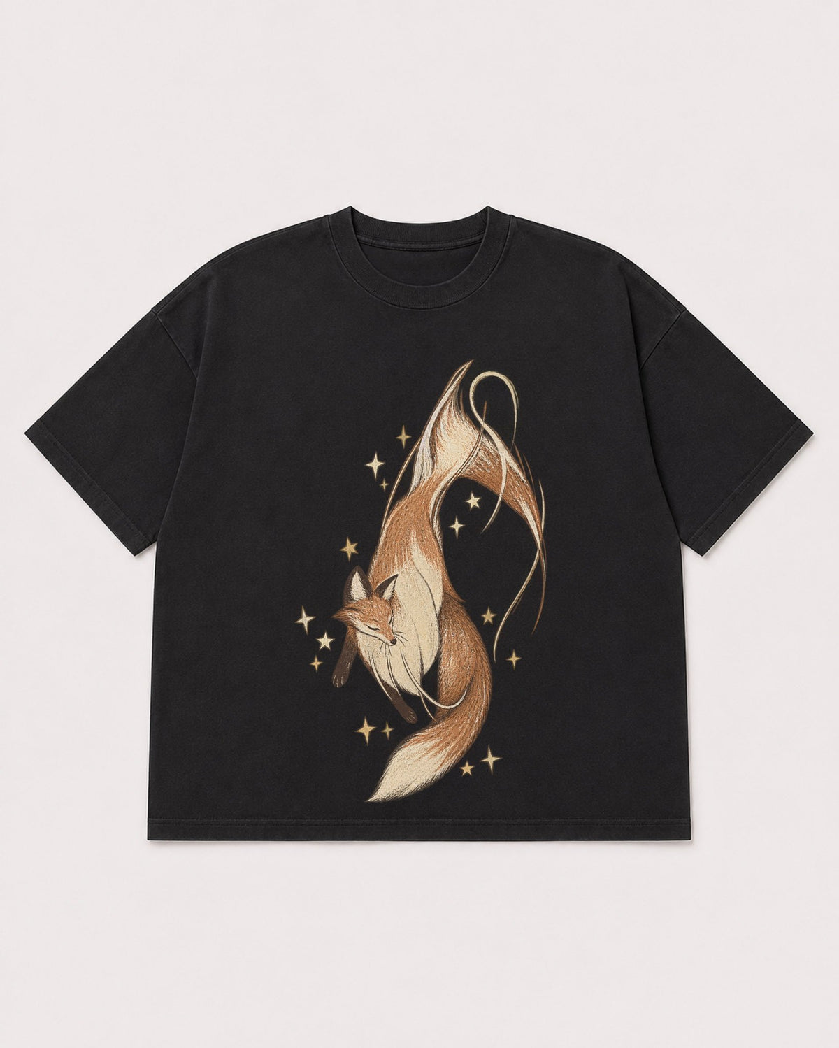 Mockup Boxy Heavyweight Tee Black product