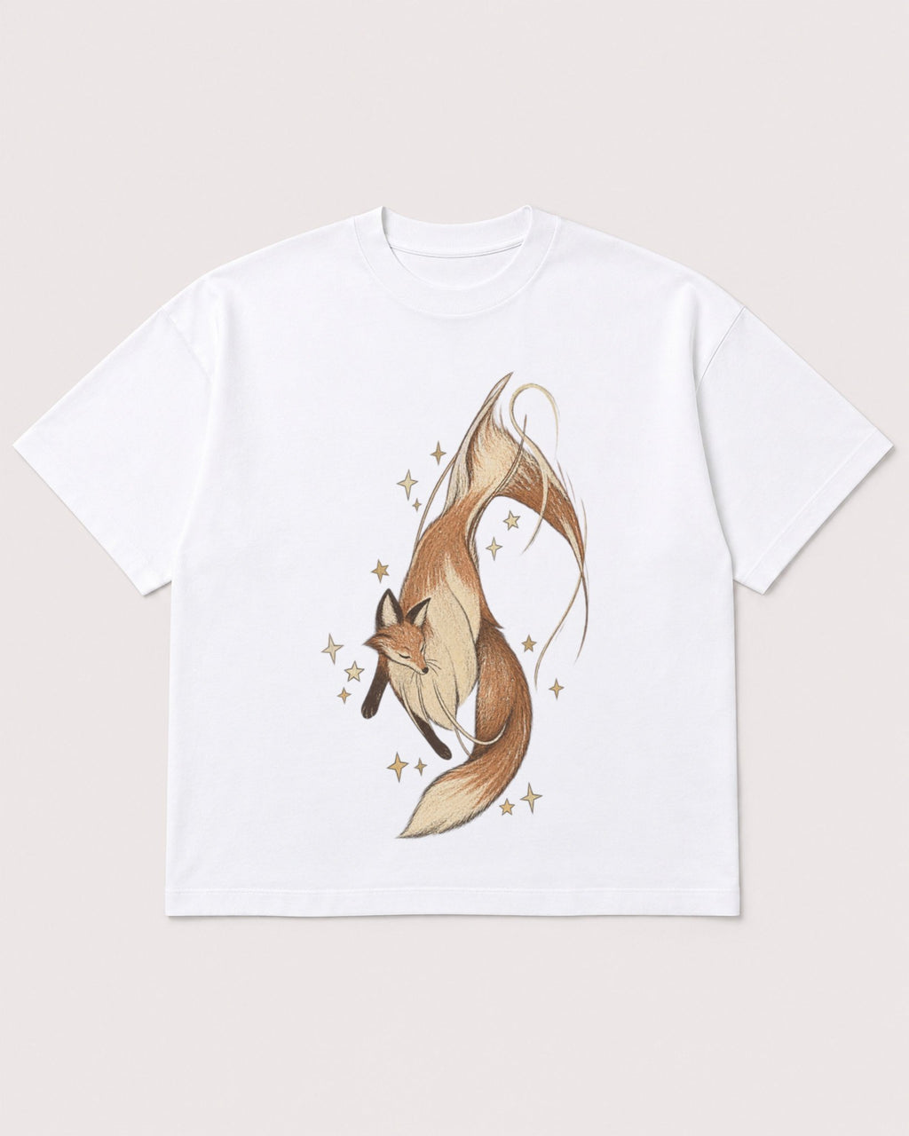 Mockup Boxy Heavyweight Tee White product