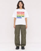 Mockup Boxy Heavyweight Tee White female full-body 02