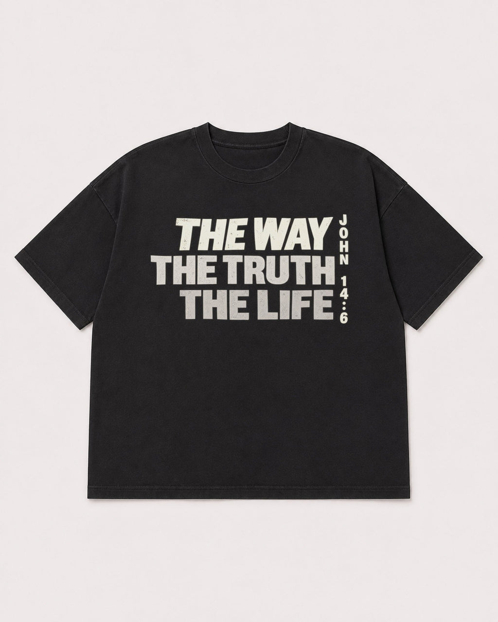 Mockup Boxy Heavyweight Tee Black product