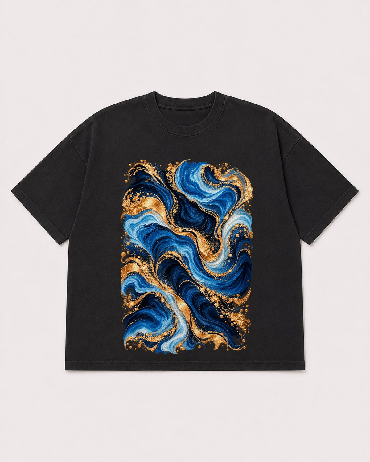Mockup Boxy Heavyweight Tee Black product