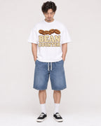 Mockup Boxy Heavyweight Tee White male full-body 03