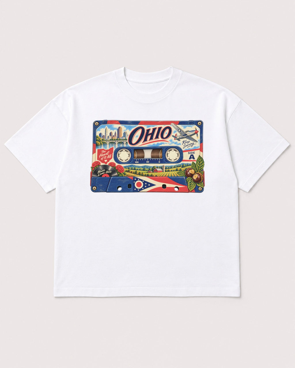 Mockup Boxy Heavyweight Tee White product