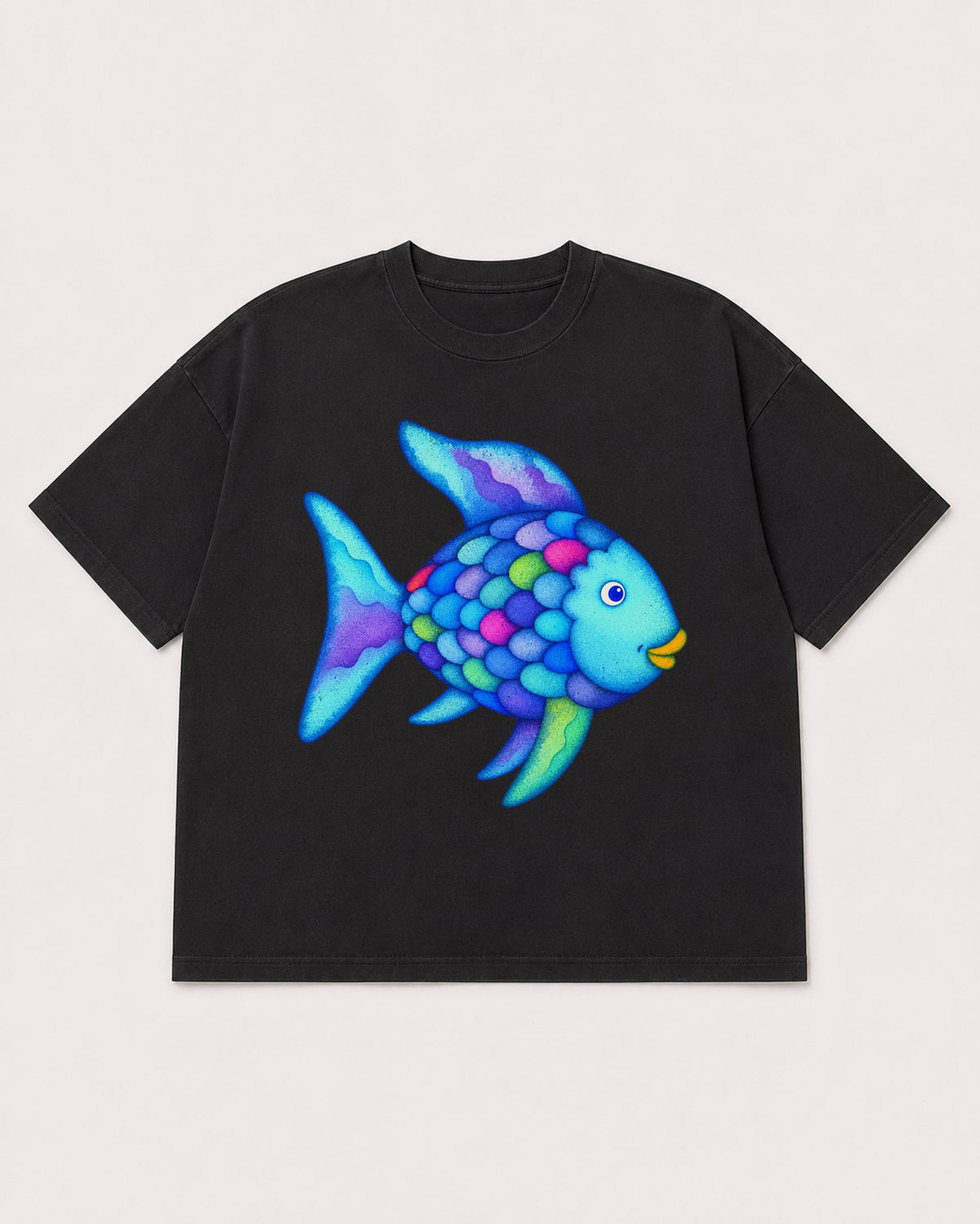 Mockup Boxy Heavyweight Tee Black product