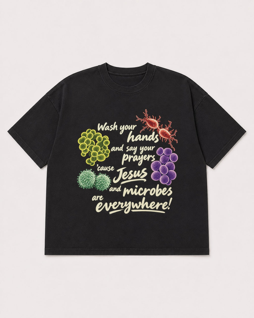 Mockup Boxy Heavyweight Tee Black product