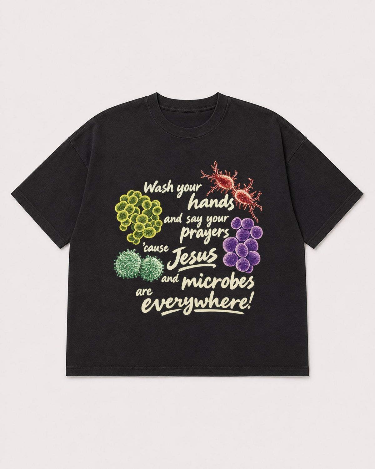 Mockup Boxy Heavyweight Tee Black product