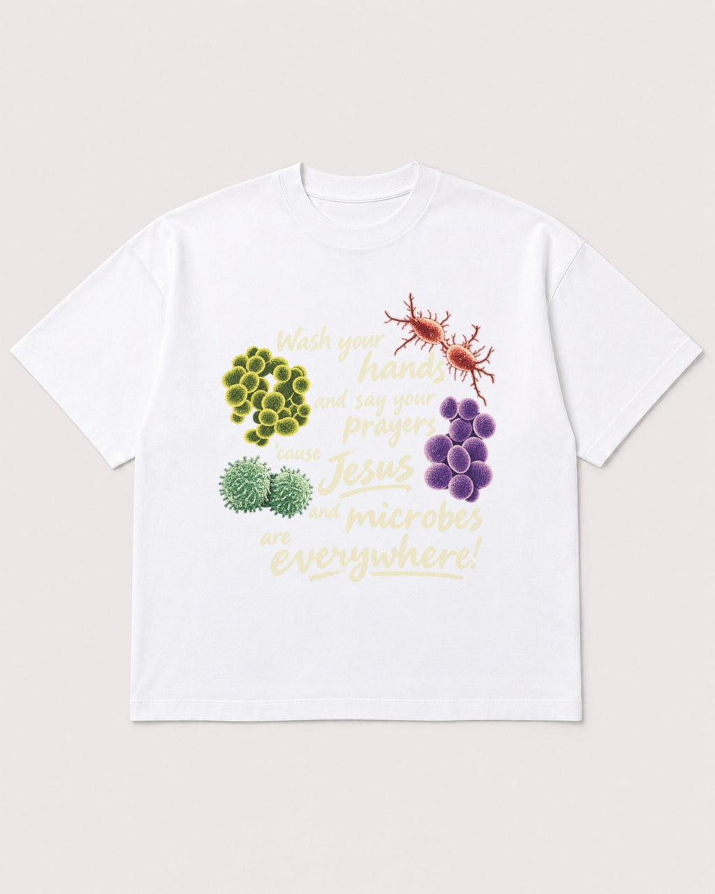 Mockup Boxy Heavyweight Tee White product