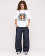 Mockup Boxy Heavyweight Tee White female full-body 09