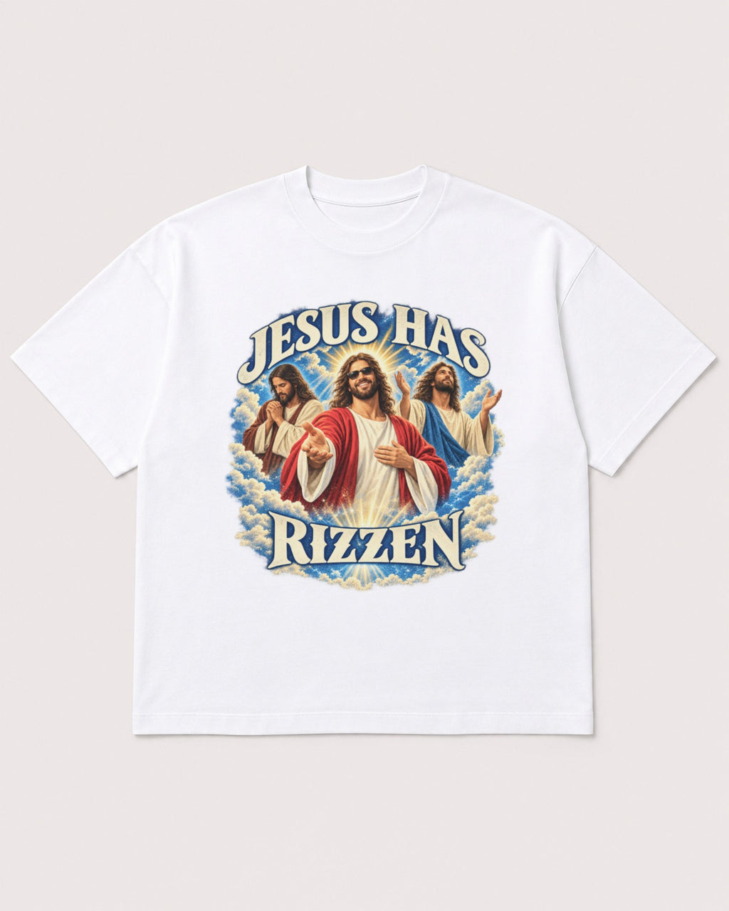 Mockup Boxy Heavyweight Tee White product
