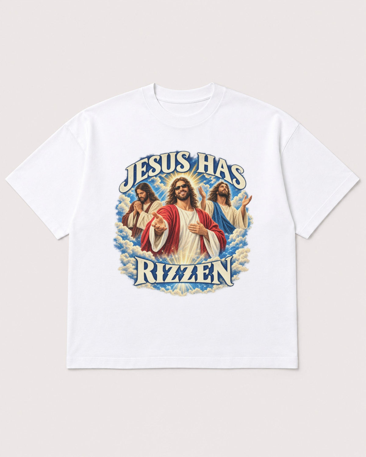 Mockup Boxy Heavyweight Tee White product