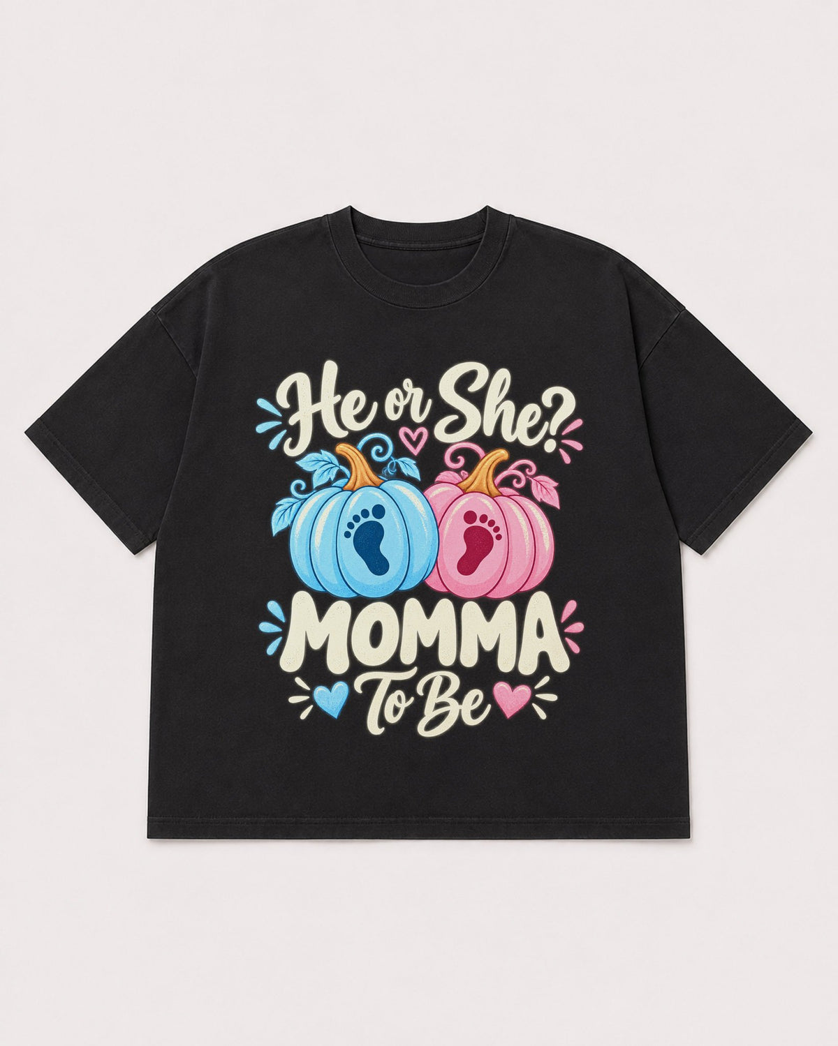 Mockup Boxy Heavyweight Tee Black product