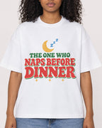 Mockup Boxy Heavyweight Tee White female close-up 05