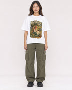 Mockup Boxy Heavyweight Tee White female full-body 02