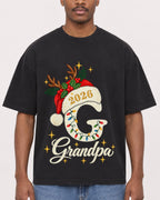 Mockup Boxy Heavyweight Tee Black male close-up 14
