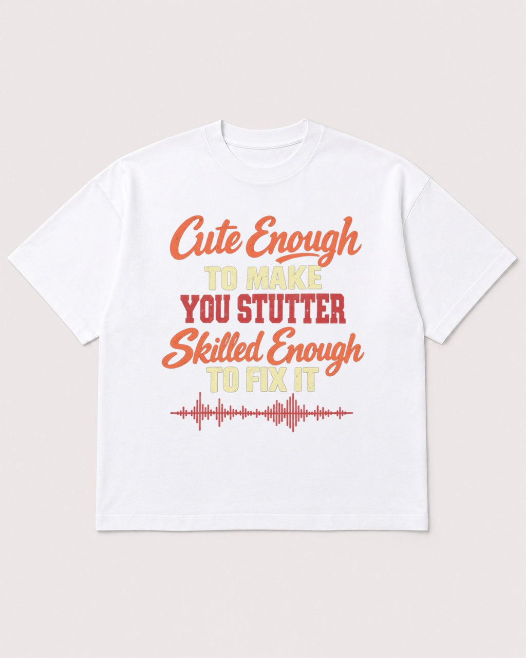 Mockup Boxy Heavyweight Tee White product