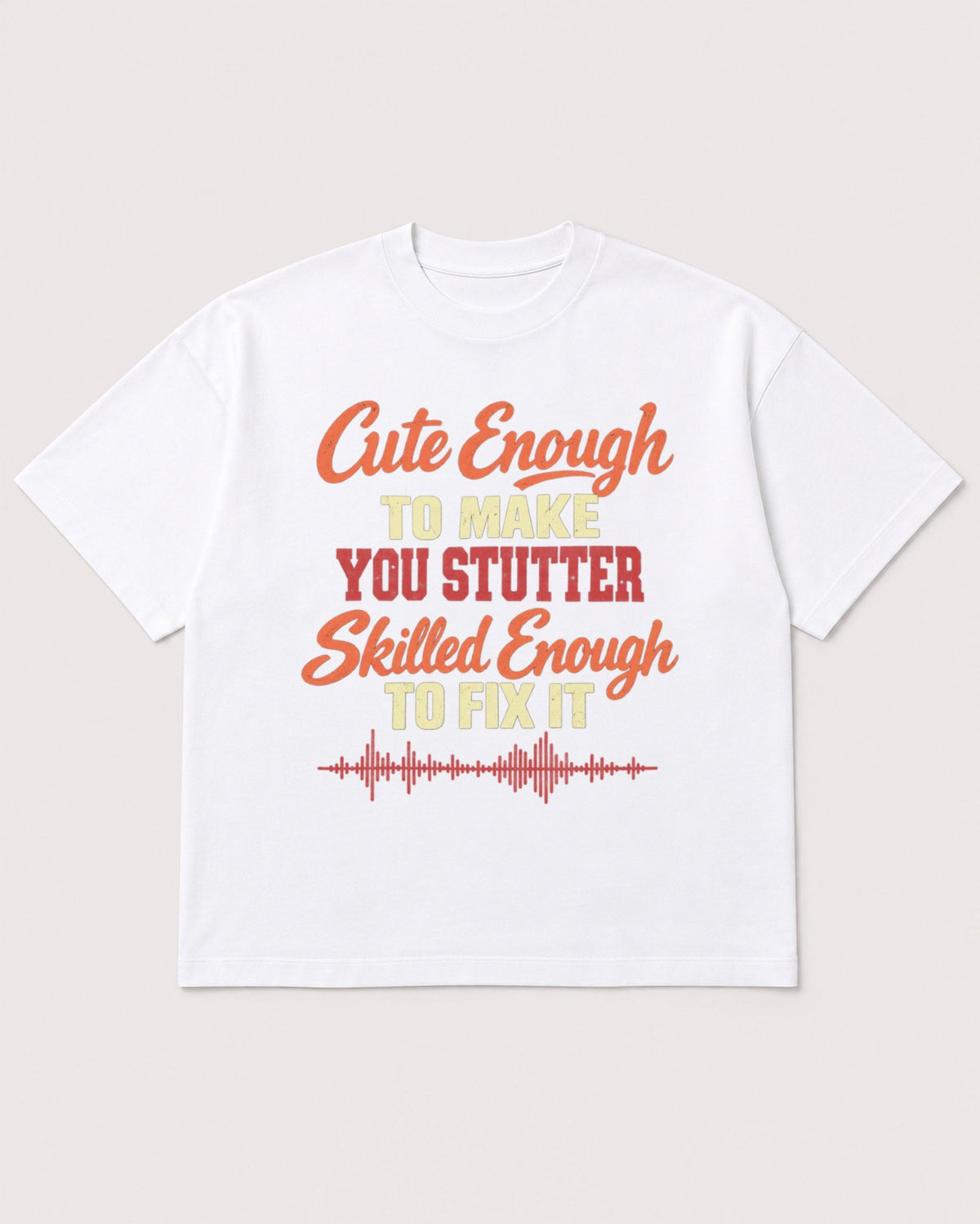 Mockup Boxy Heavyweight Tee White product