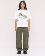 Mockup Boxy Heavyweight Tee White female full-body 02