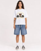 Mockup Boxy Heavyweight Tee White female full-body 06