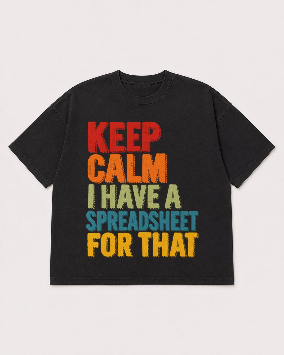 Mockup Boxy Heavyweight Tee Black product