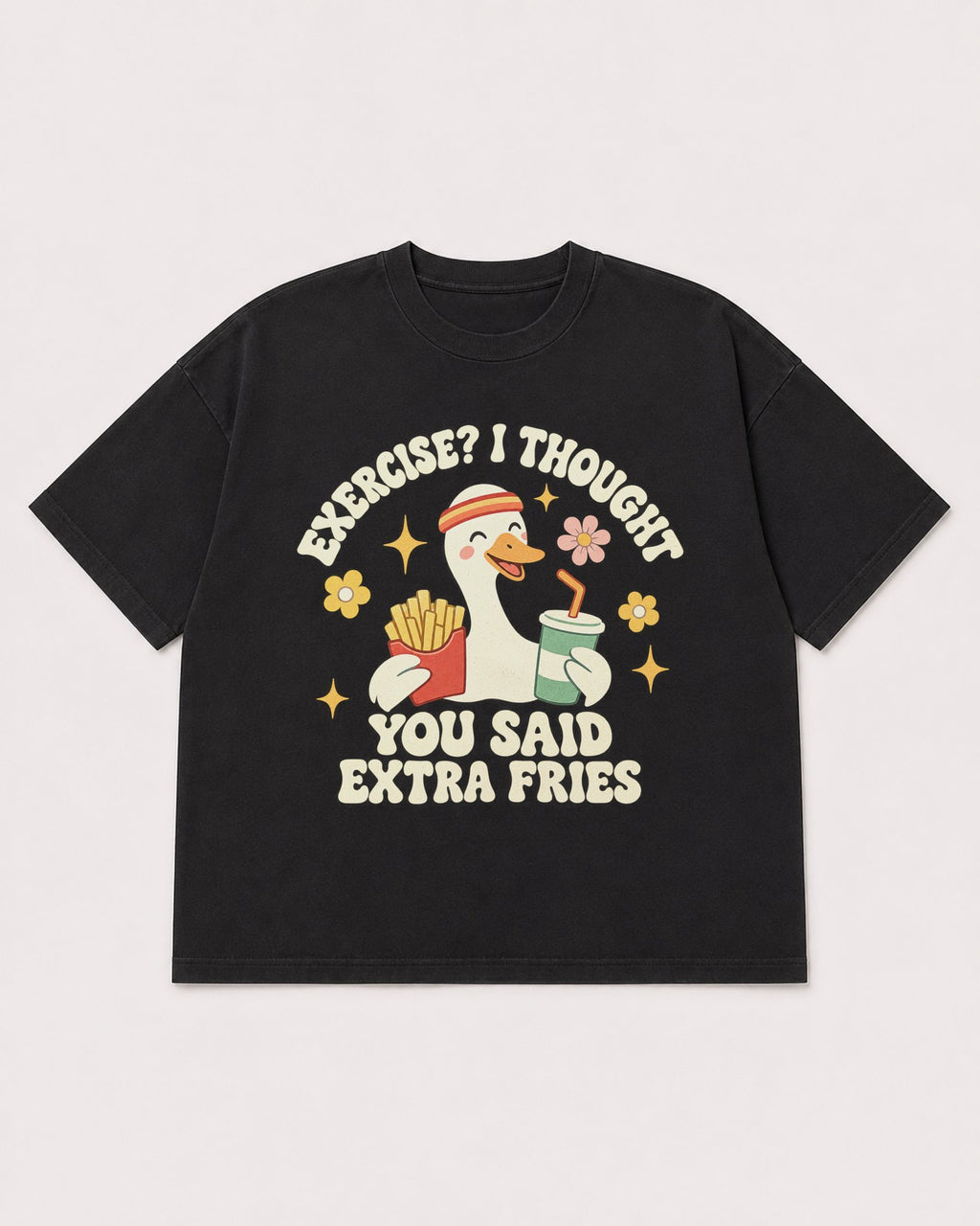 Mockup Boxy Heavyweight Tee Black product