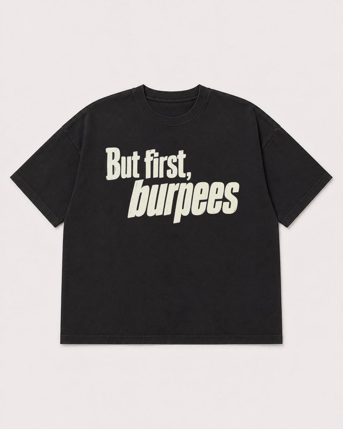 Mockup Boxy Heavyweight Tee Black product