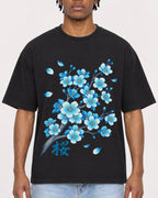 Mockup Boxy Heavyweight Tee Black male close-up 05