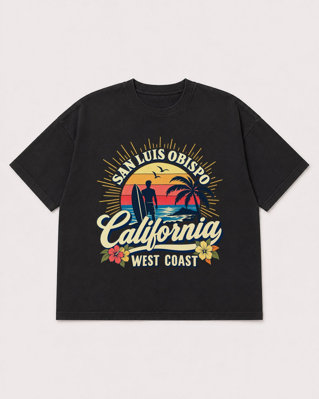 Mockup Boxy Heavyweight Tee Black product