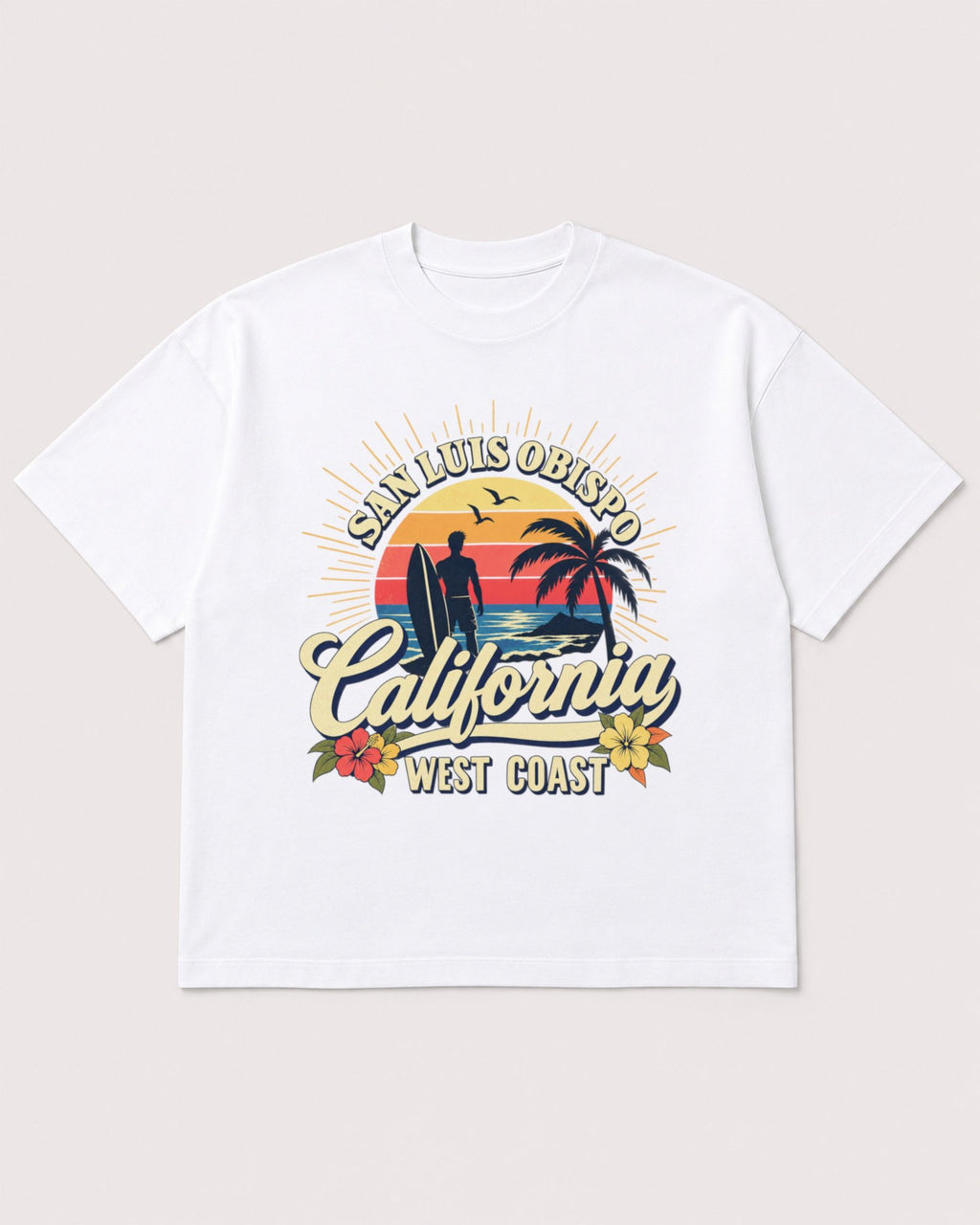 Mockup Boxy Heavyweight Tee White product