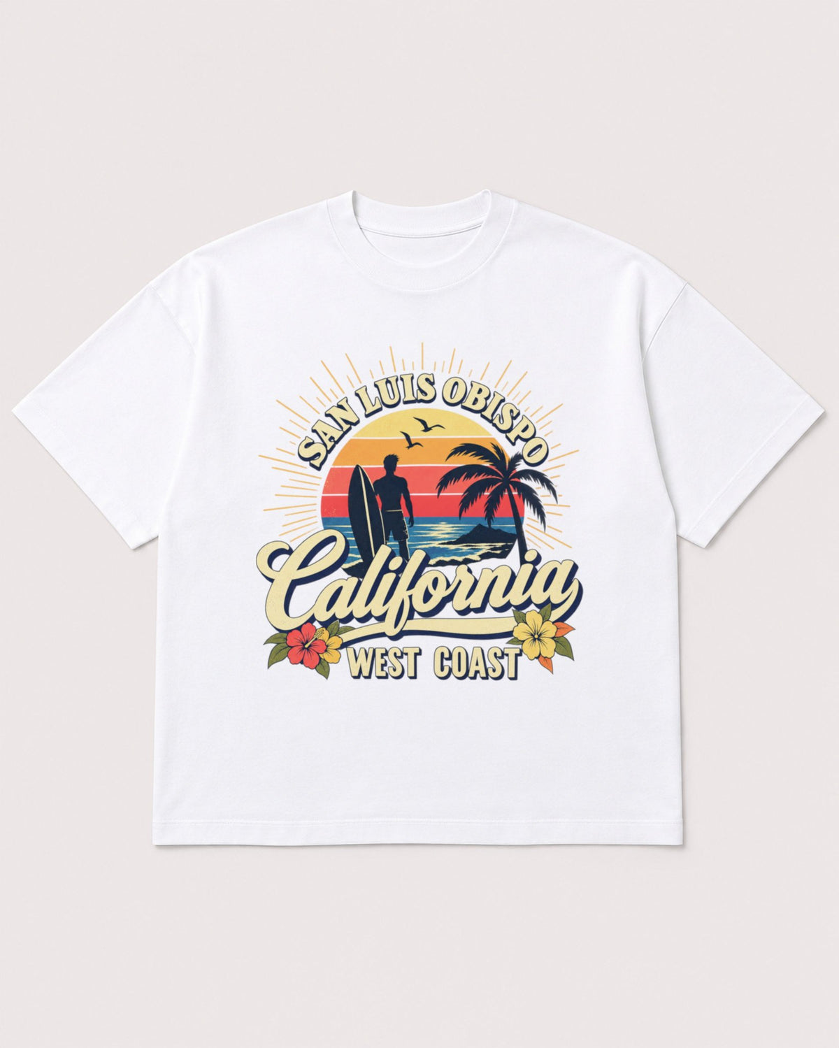 Mockup Boxy Heavyweight Tee White product