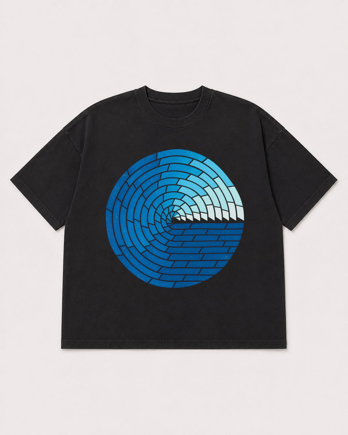 Mockup Boxy Heavyweight Tee Black product