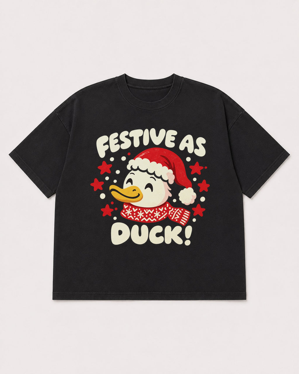 Mockup Boxy Heavyweight Tee Black product