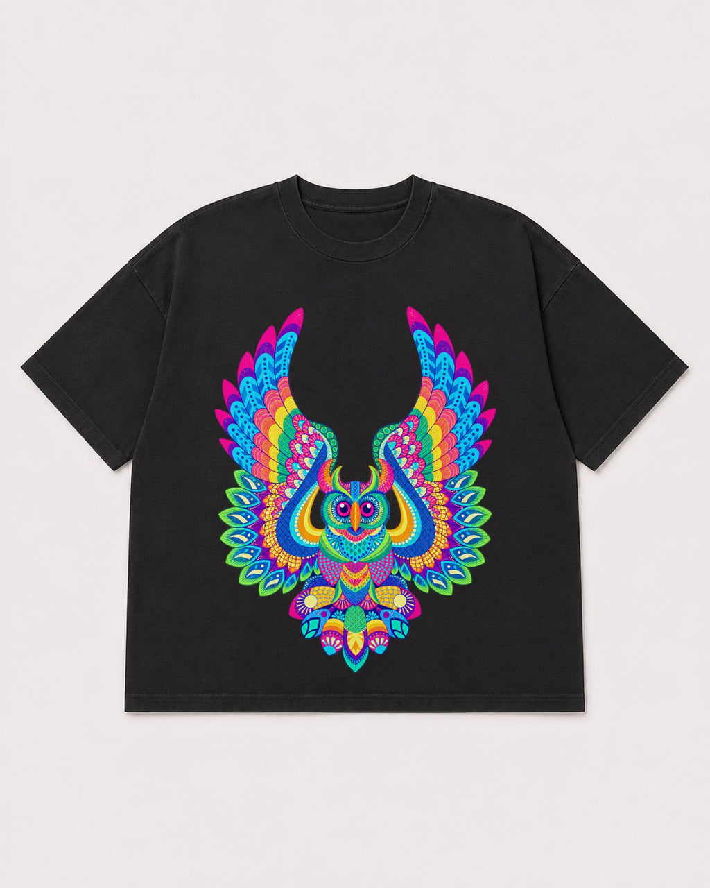Mockup Boxy Heavyweight Tee Black product
