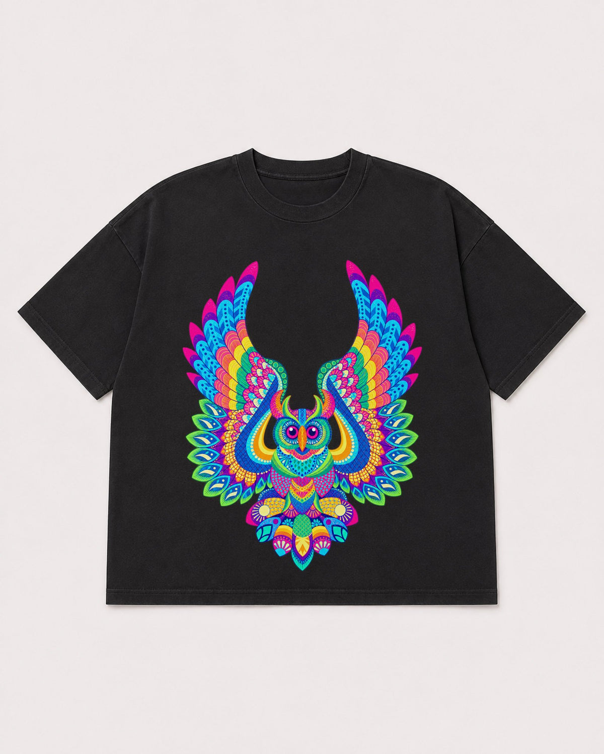 Mockup Boxy Heavyweight Tee Black product