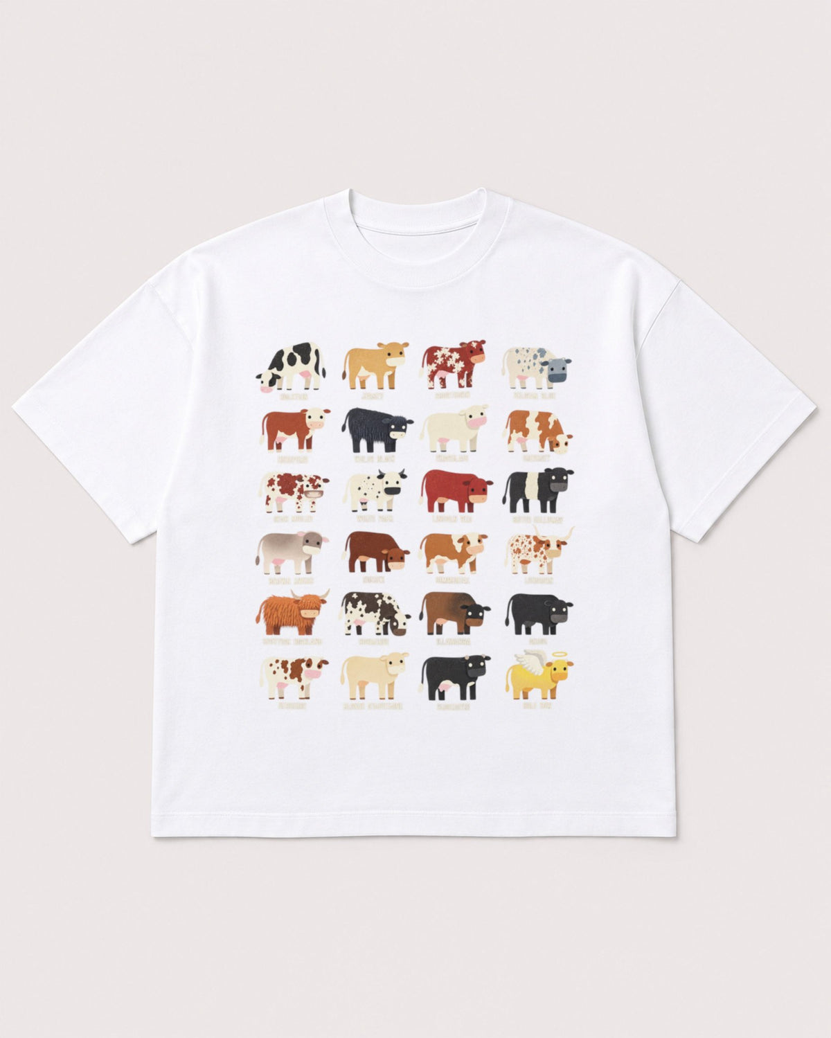 Mockup Boxy Heavyweight Tee White product