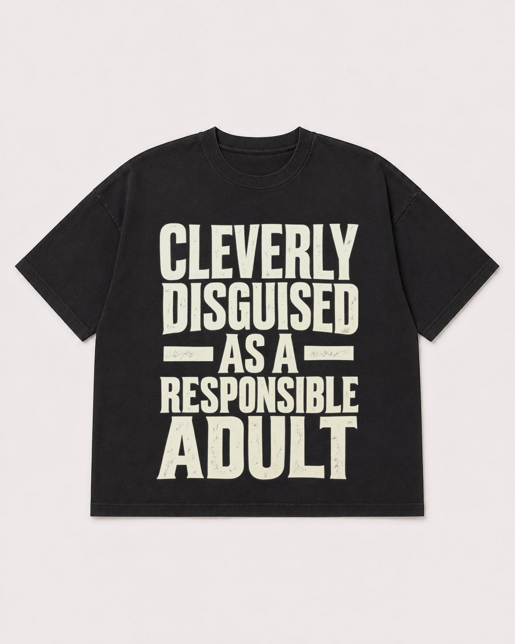 Mockup Boxy Heavyweight Tee Black product