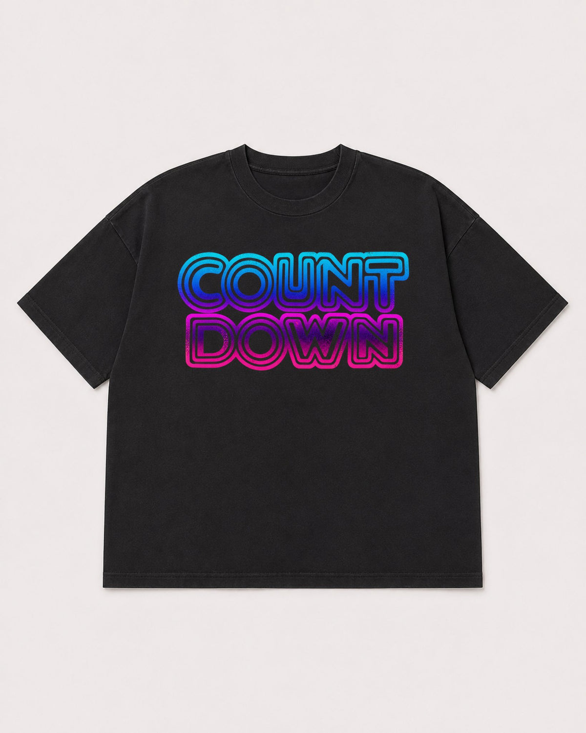 Mockup Boxy Heavyweight Tee Black product