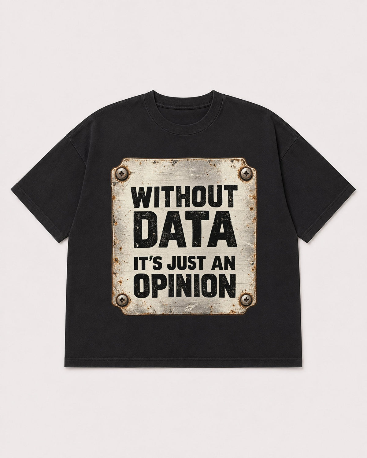 Mockup Boxy Heavyweight Tee Black product