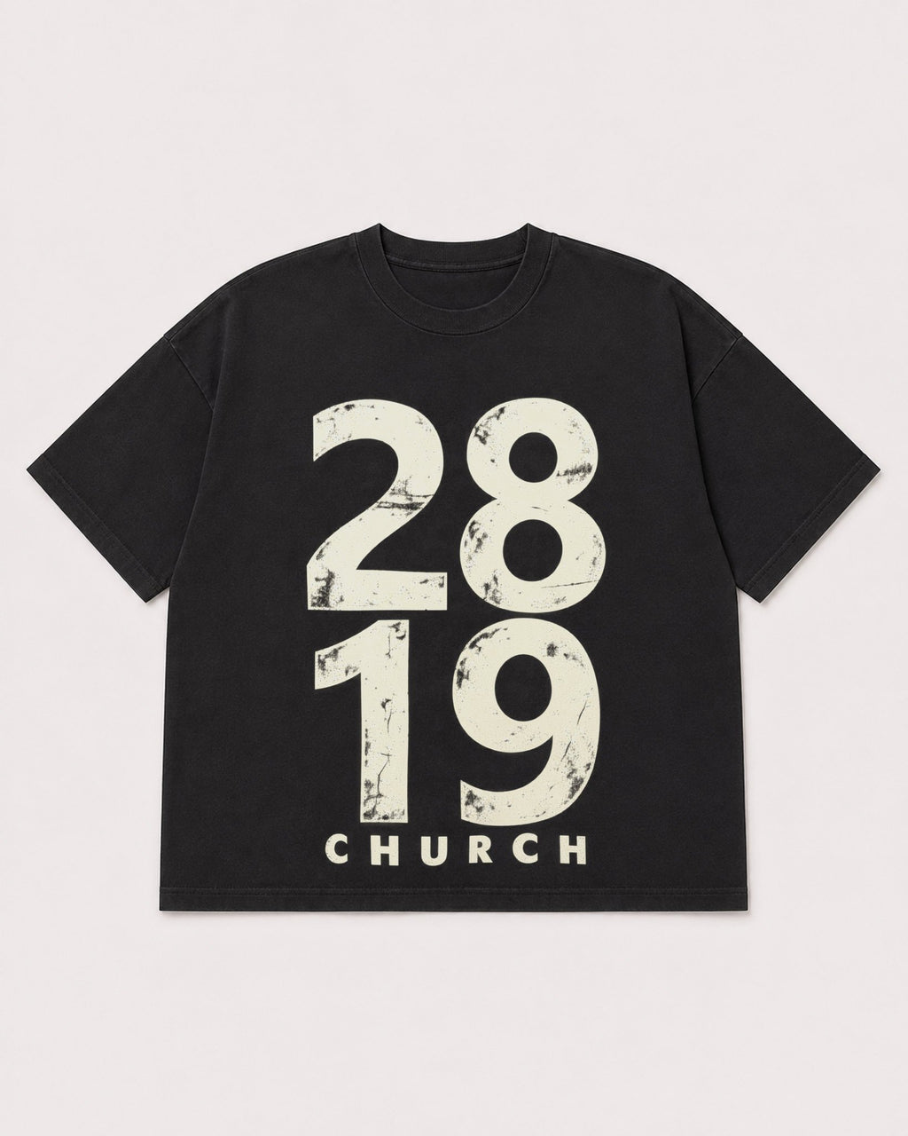 Mockup Boxy Heavyweight Tee Black product