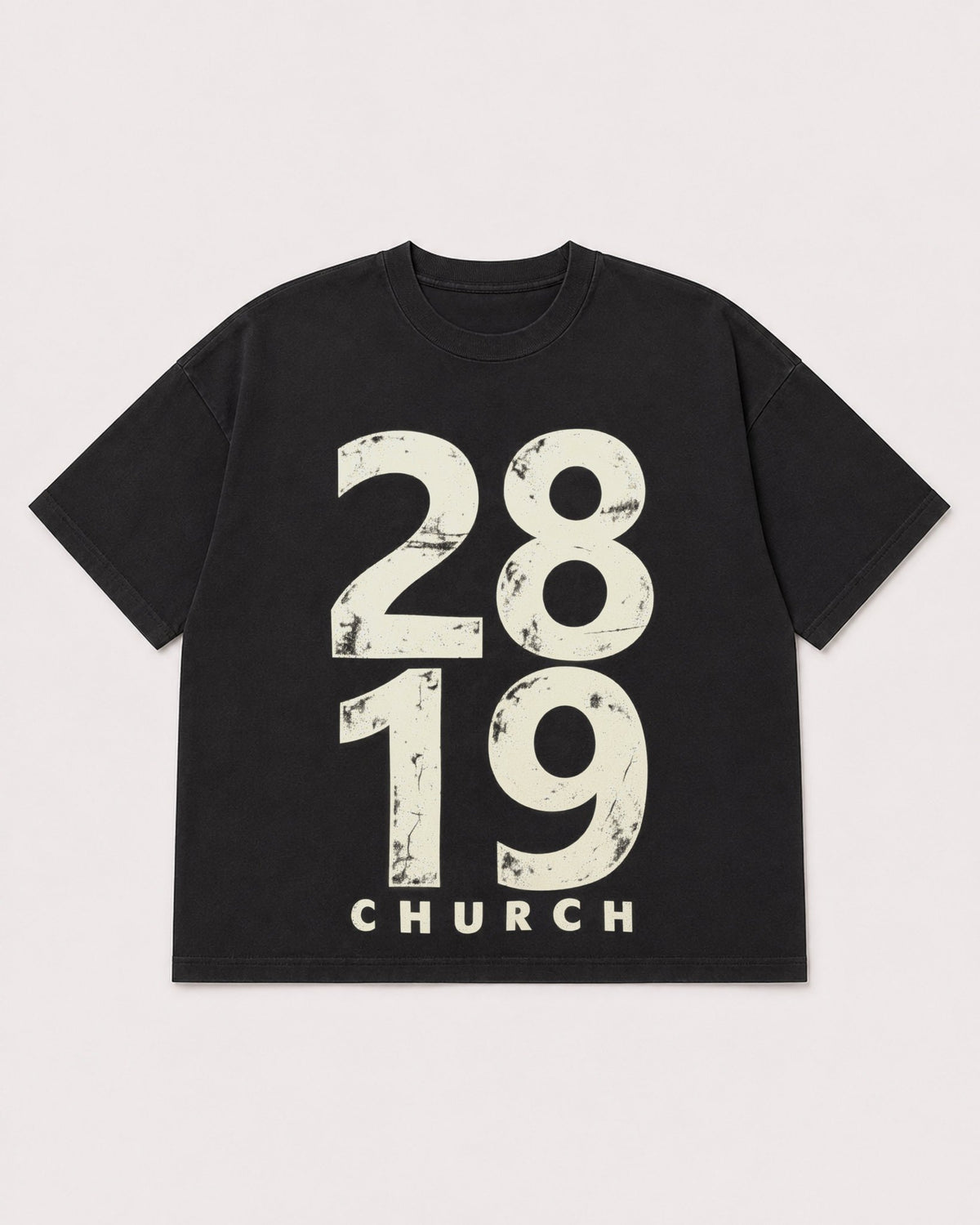 Mockup Boxy Heavyweight Tee Black product