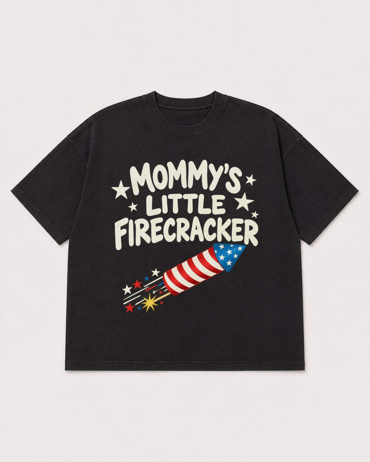 Mockup Boxy Heavyweight Tee Black product