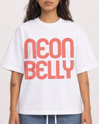 Mockup Boxy Heavyweight Tee White female close-up 06