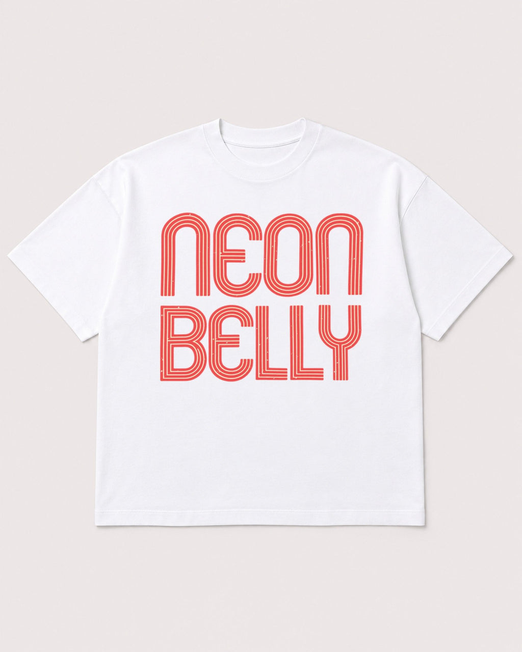 Mockup Boxy Heavyweight Tee White product